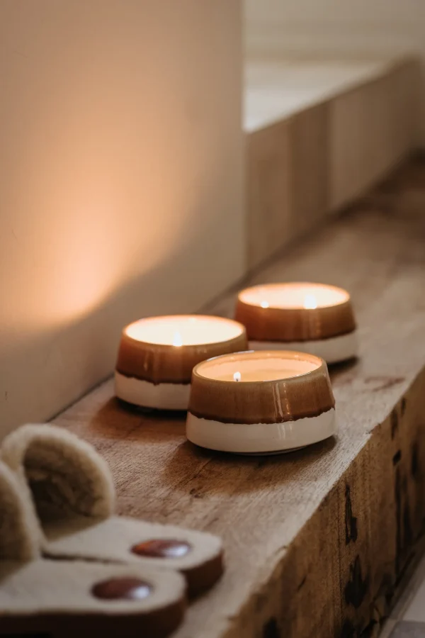 Double vee donker hoog model 3 stuks in een box diam. 10 cm